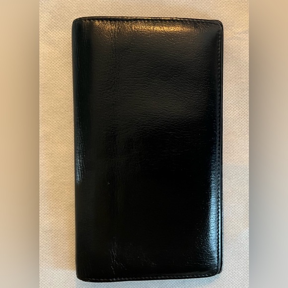 CHANEL Camellia Coco Black Leather Bifold Long Wallet - Picture 5 of 16